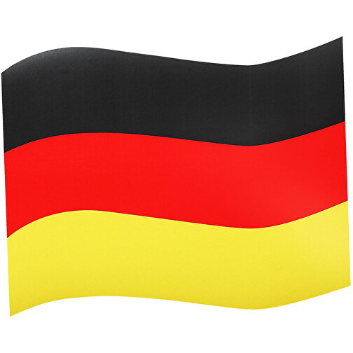 Automagnet 'Flagge', Groß , Deutschland-Farben, Metall, 21,00cm x 0,10cm x 30,00cm (Länge x Höhe x Breite), Bild 1