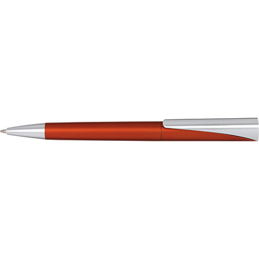 Kugelschreiber WEDGE , orange, Kunststoff, 14,20cm (Länge), Bild 3