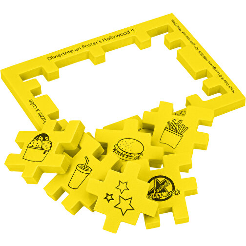 Happy Cube® 4 Cm³ , gelb, EVA-Schaum, 12,00cm x 0,80cm x 9,00cm (Länge x Höhe x Breite), Bild 4