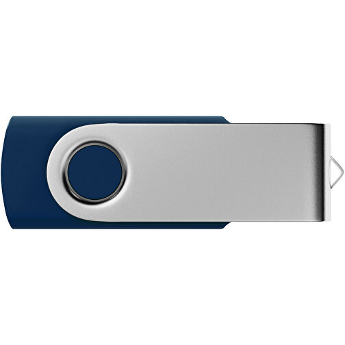 USB-Stick SWING 3.0 32 GB , Promo Effects MB , dunkelblau MB , 32 GB , Kunststoff, Metall MB , 10 - 45 MB/s MB , 5,80cm x 1,09cm x 1,90cm (Länge x Höhe x Breite), Bild 2