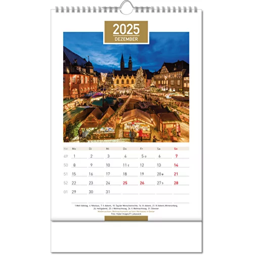 Calendrier 'Allemagne' au format 24 x 38,5 cm, avec reliure Wire-O, Image 13