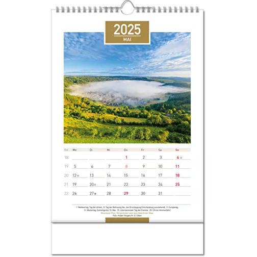 Calendrier 'Allemagne' au format 24 x 38,5 cm, avec reliure Wire-O, Image 6