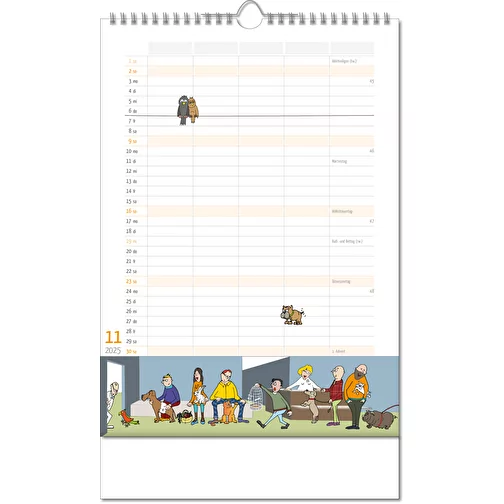 Calendrier 'Family Planner' au format 24 x 38,5 cm, avec reliure Wire-O, Image 12