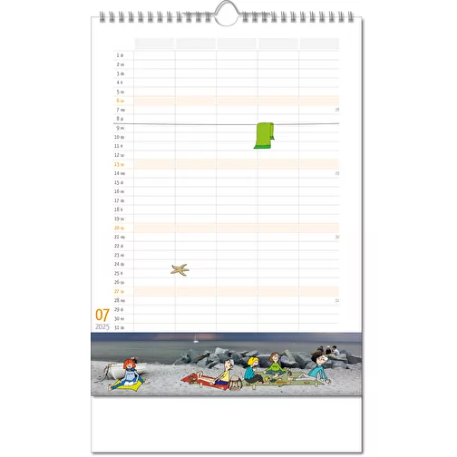 Calendrier 'Family Planner' au format 24 x 38,5 cm, avec reliure Wire-O, Image 8