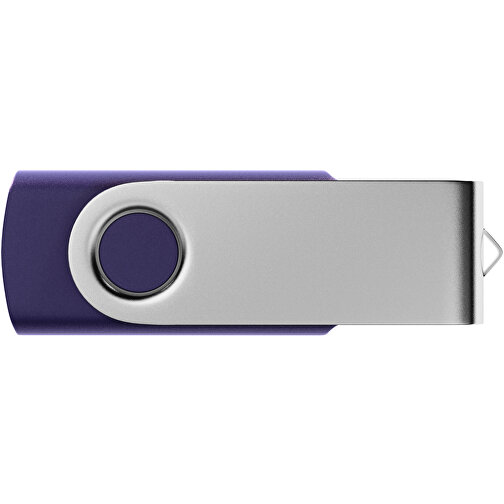 USB-Stick SWING 3.0 8 GB , Promo Effects MB , blau metallic MB , 8 GB , Kunststoff, Metall MB , 10 - 45 MB/s MB , 5,70cm x 1,09cm x 1,90cm (Länge x Höhe x Breite), Bild 2