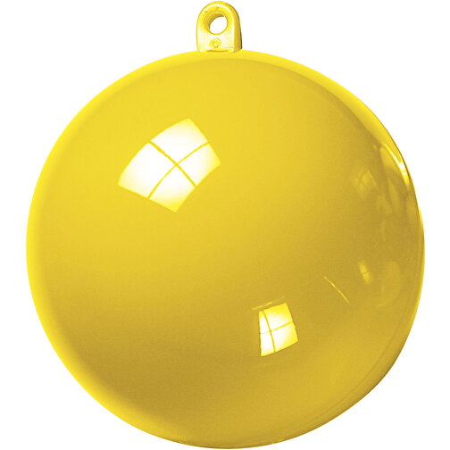 Deko-Dose 'Mini-Kugel' , standard-gelb, Kunststoff, , Bild 1