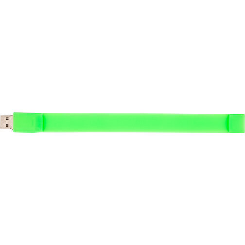 USB-Stick WRIST 1GB , Promo Effects MB , grün MB , 1 GB , Kunststoff MB , 3 - 10 MB/s MB , 20,70cm x 1,80cm (Länge x Breite), Bild 2