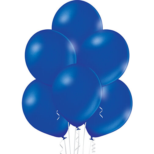 Luftballon 100-110cm Umfang , königsblau metallic, Naturlatex, 33,00cm x 36,00cm x 33,00cm (Länge x Höhe x Breite), Bild 2
