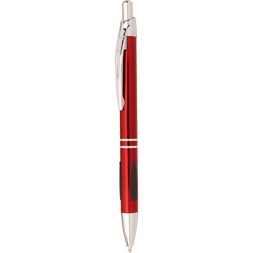 Alu-Druckkugelschreiber LUCERNE , rot, Aluminium, 14,20cm (Länge), Bild 1