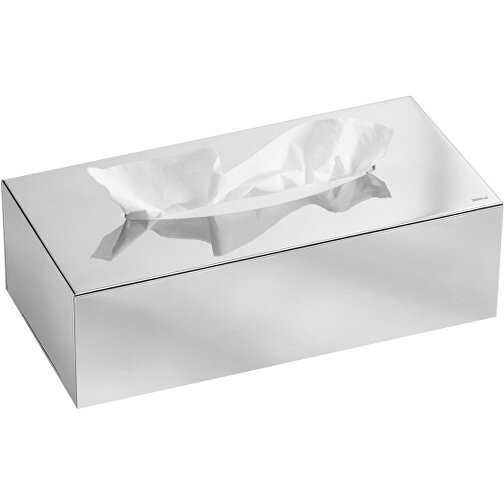 Kleenex-Box -NEXIO- Poliert , Blomus, poliert, Edelstahl Poliert, 24,20cm x 7,10cm x 12,00cm (Länge x Höhe x Breite), Bild 1
