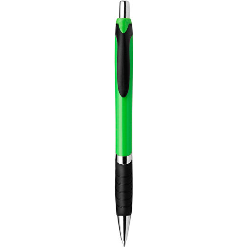 Kugelschreiber Aus Kunststoff Thiago , grün, ABS, Plastik, AS, , Bild 1