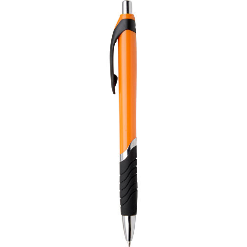 Kugelschreiber Aus Kunststoff Thiago , orange, ABS, Plastik, AS, , Bild 1