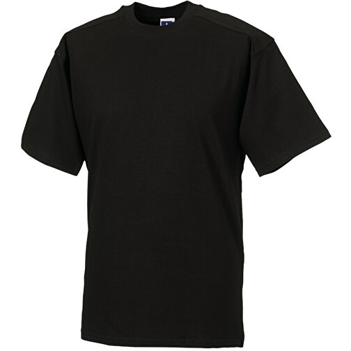 Workwear T-Shirt , Russell, schwarz, 100% Baumwolle, 2XL, , Bild 1