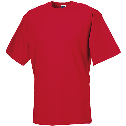 Workwear T-Shirt , Russell, rot, 100% Baumwolle, XS, , Bild 1