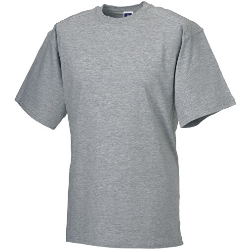 Workwear T-Shirt , Russell, oxfordgrau, 90% Baumwolle, 10% Viskose, 4XL, , Bild 1