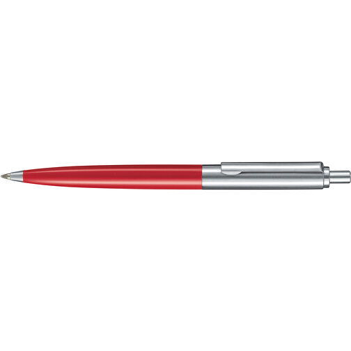 Kugelschreiber KNIGHT , Ritter-Pen, signalrot, ABS + Metall, 13,40cm (Länge), Bild 3