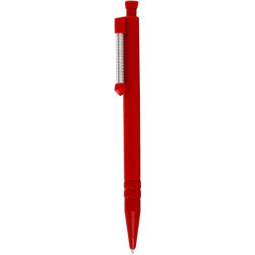 Kugelschreiber SPRING , Ritter-Pen, signalrot, ABS-Kunststoff, 14,10cm (Länge), Bild 1