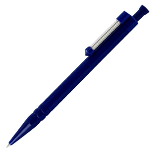 Kugelschreiber SPRING , Ritter-Pen, nachtblau, ABS-Kunststoff, 14,10cm (Länge), Bild 2