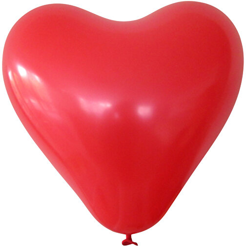 Herzluftballon , rot, Naturkautschuk, , Bild 1