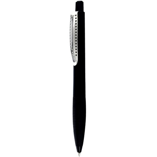 Kugelschreiber CLUB , Ritter-Pen, schwarz, ABS-Kunststoff, 14,20cm (Länge), Bild 1