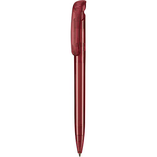 Kugelschreiber CLEAR TRANSPARENT , Ritter-Pen, rubin-rot, ABS-Kunststoff, 14,80cm (Länge), Bild 1
