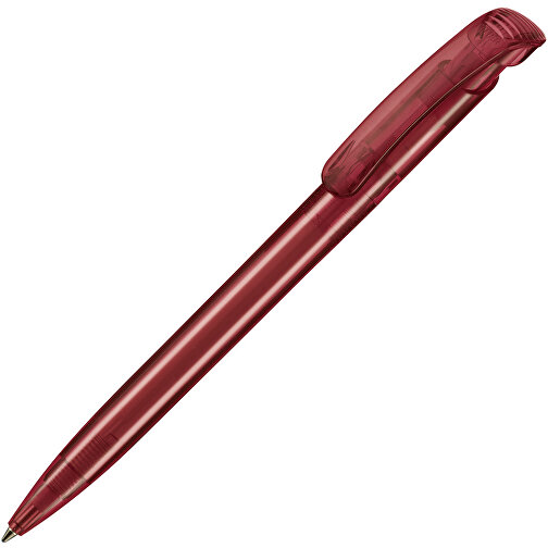 Kugelschreiber CLEAR TRANSPARENT , Ritter-Pen, rubin-rot, ABS-Kunststoff, 14,80cm (Länge), Bild 2