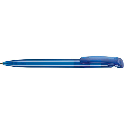 Kugelschreiber CLEAR TRANSPARENT , Ritter-Pen, royal-blau, ABS-Kunststoff, 14,80cm (Länge), Bild 3