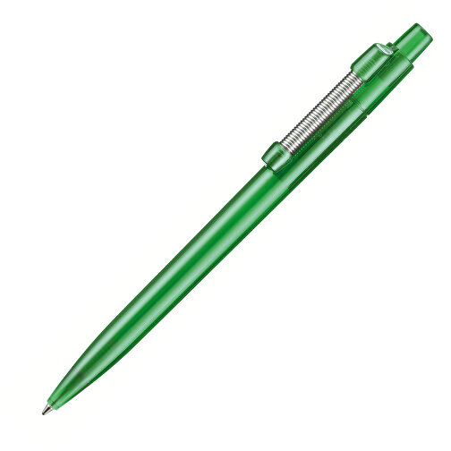 Kugelschreiber STRONG TRANSPARENT , Ritter-Pen, limonen-grün, ABS u. Metall, 14,60cm (Länge), Bild 2