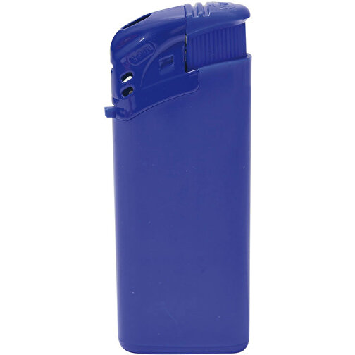 TOM® EB-15 MINI 03 Elektronik-Feuerzeug , Tom, blau, AS/ABS, 2,50cm x 6,10cm x 1,10cm (Länge x Höhe x Breite), Bild 1