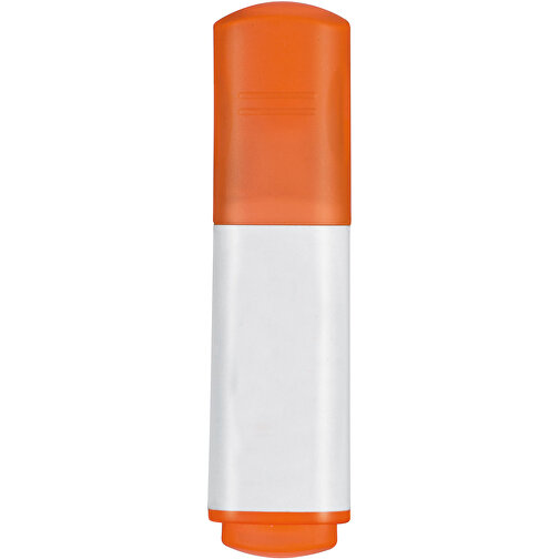 Textmarker MINISSIMO , Ritter-Pen, orange-neon/weiss, PP-Kunststoff, 6,90cm (Länge), Bild 1