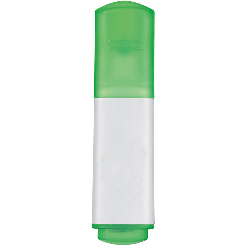 Textmarker MINISSIMO , Ritter-Pen, grün-neon/weiß, PP-Kunststoff, 6,90cm (Länge), Bild 1