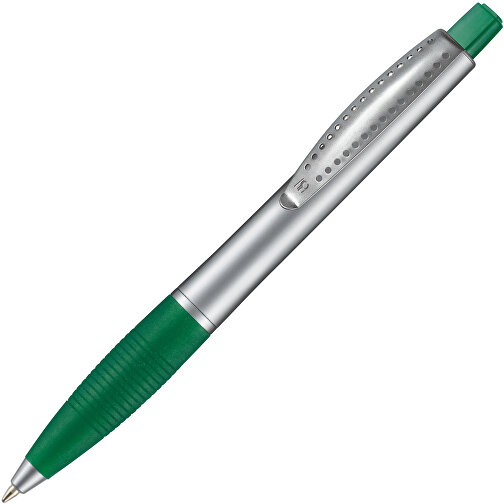 Kugelschreiber CLUB SILVER , Ritter-Pen, limonen-grün-frost/silber, ABS-Kunststoff, 14,20cm (Länge), Bild 2