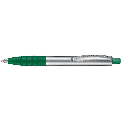 Kugelschreiber CLUB SILVER , Ritter-Pen, limonen-grün-frost/silber, ABS-Kunststoff, 14,20cm (Länge), Bild 3