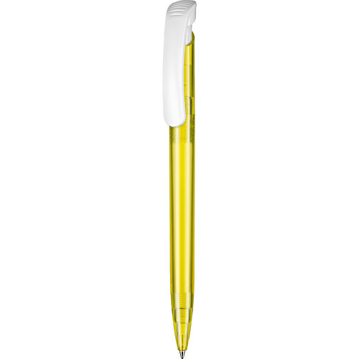 Kugelschreiber Clear Transparent S , Ritter-Pen, ananas-gelb, ABS-Kunststoff, 14,80cm (Länge), Bild 1