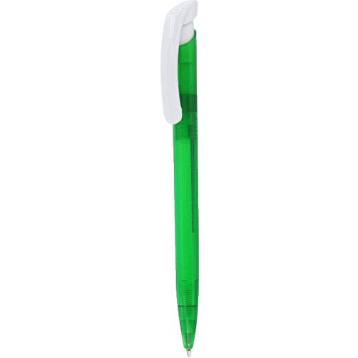 Kugelschreiber Clear Transparent S , Ritter-Pen, limonen-grün, ABS-Kunststoff, 14,80cm (Länge), Bild 1