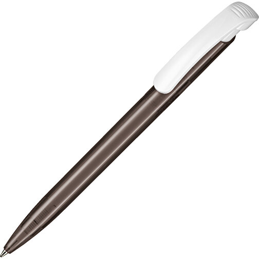 Kugelschreiber Clear Transparent S , Ritter-Pen, rauch-grau, ABS-Kunststoff, 14,80cm (Länge), Bild 2