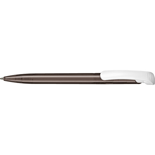 Kugelschreiber Clear Transparent S , Ritter-Pen, rauch-grau, ABS-Kunststoff, 14,80cm (Länge), Bild 3