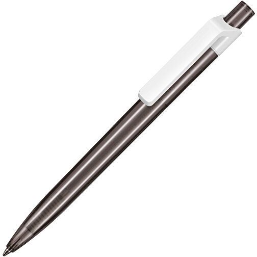Kugelschreiber Insider Transparent S , Ritter-Pen, rauch-grau, ABS-Kunststoff, 14,20cm (Länge), Bild 2
