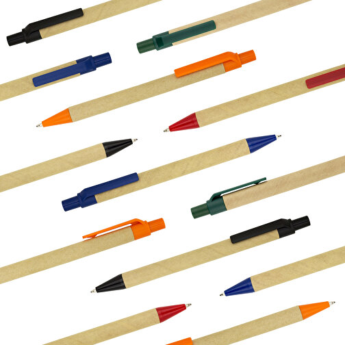 Kugelschreiber Kopenhagen , Promo Effects, orange, Pappe, Kunststoff, 13,80cm (Länge), Bild 6