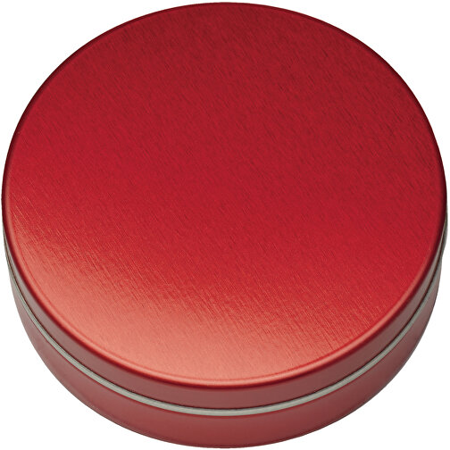 Personalisierte M&M’s®Metallbox 20 G , M&M\'s, rot-metallic, 1,70cm (Breite), Bild 1