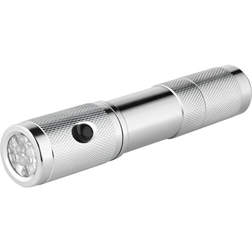 Metmaxx® LED MegaBeam sikkerhetslampe 'PocketSecurity' sølv, Bilde 1