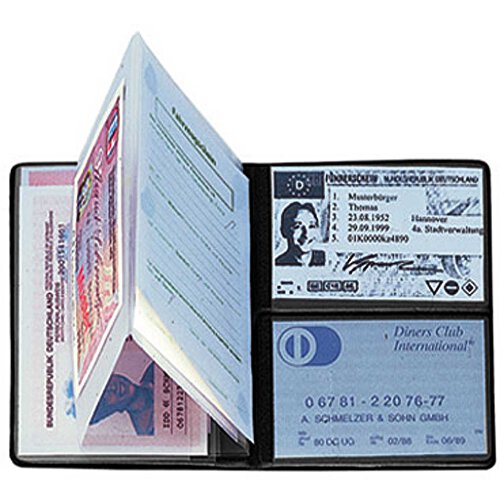 CreativDesign Identitetskortlomme 'Euro' Constant Foil Black med indstik, Billede 2