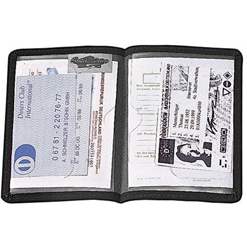 CreativDesign Bolsa para tarjetas de identidad 'Paper Label 2 G' negra, Imagen 1