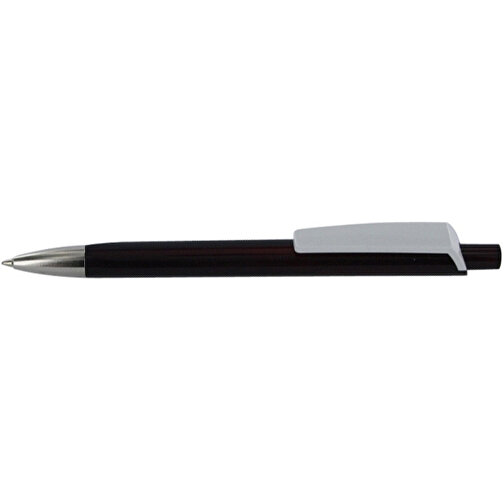 Kugelschreiber Tri-Star Transparent S , Ritter-Pen, rauch-grau, ABS-Kunststoff, 14,00cm (Länge), Bild 3