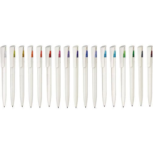 Kugelschreiber BIO-STAR , Ritter-Pen, karibikblau, Cellulose-Kunststoff, ABS, 14,70cm (Länge), Bild 2