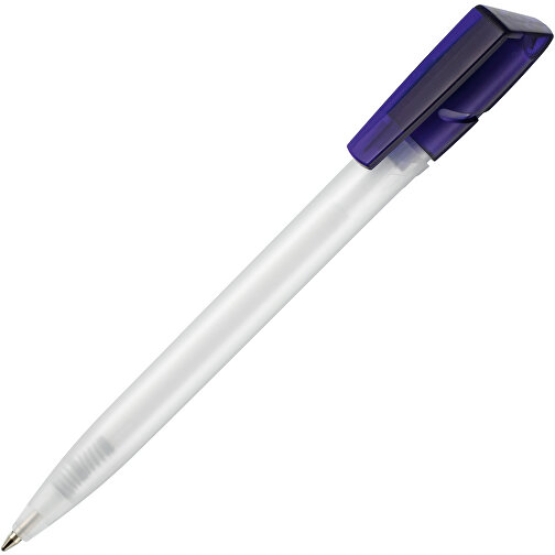 Kugelschreiber TWISTER FROZEN , Ritter-Pen, ozean-blau/weiß, ABS-Kunststoff, 14,50cm (Länge), Bild 2