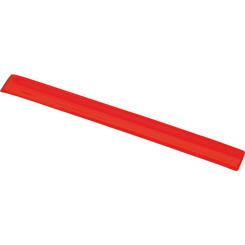 Flexibles Reflexband SEE YOU , orange, PVC / Stahl, 32,00cm x 3,20cm (Länge x Breite), Bild 1