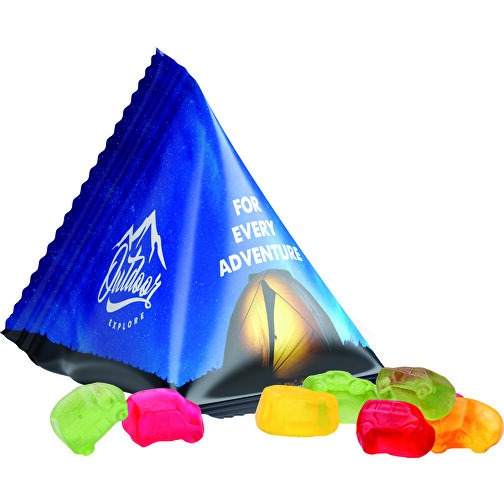 Tetraedro di gelatina di frutta, 'Car Mix, Immagine 1