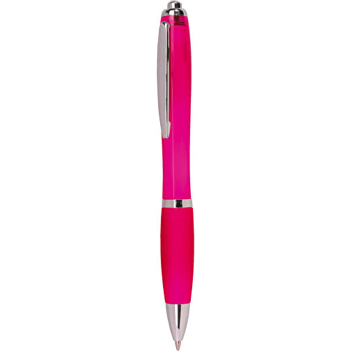 Kugelschreiber SWAY , magenta, Kunststoff / Stahl, 14,00cm (Länge), Bild 1