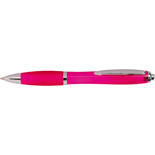 Kugelschreiber SWAY , magenta, Kunststoff / Stahl, 14,00cm (Länge), Bild 3